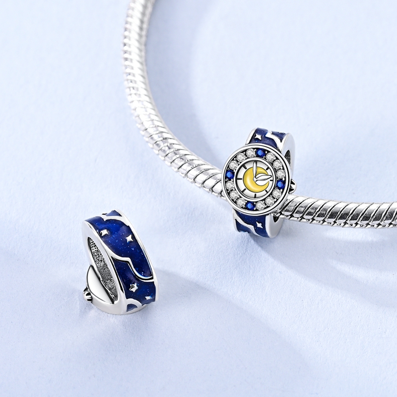 Jewelry Watches Silver - 925 Sterling Silver Star Moon Watch