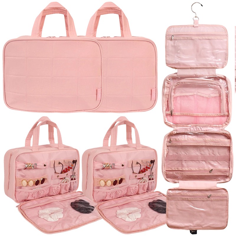 Jewelry & Watches Ltd - Travel Hanging Toiletry Bag Jewelry Organizer