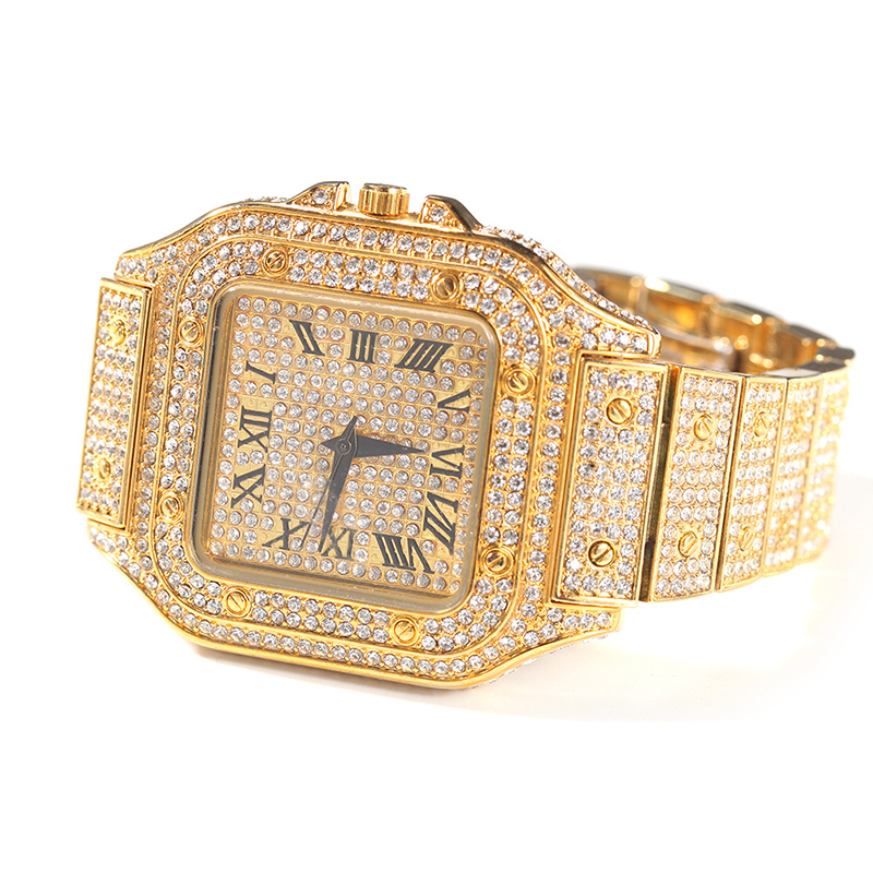 Jewelry Watches Silver - Hip Hop Luxury Quartz Wrist Waterproof