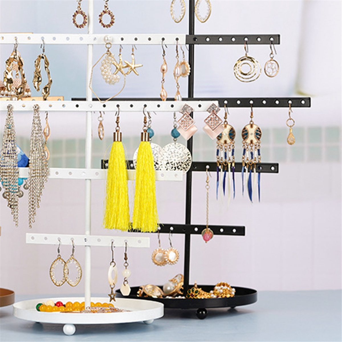 ABQR Black 3-Layer Simple Earr - Jewelry & Watches Ltd recensione e prezzo