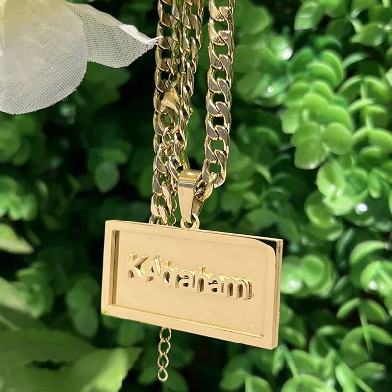 Custom Name Hip Hop Necklace f - Hip Hop Chain Necklace recensione e prezzo