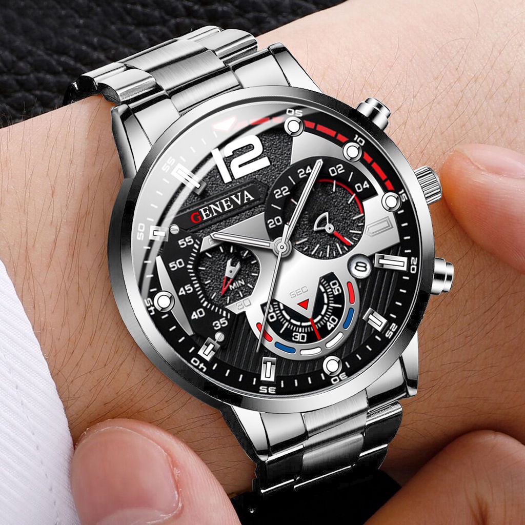 4pcs/set Fashion Men's Watches - Jewelry Watches Silver recensione e prezzo