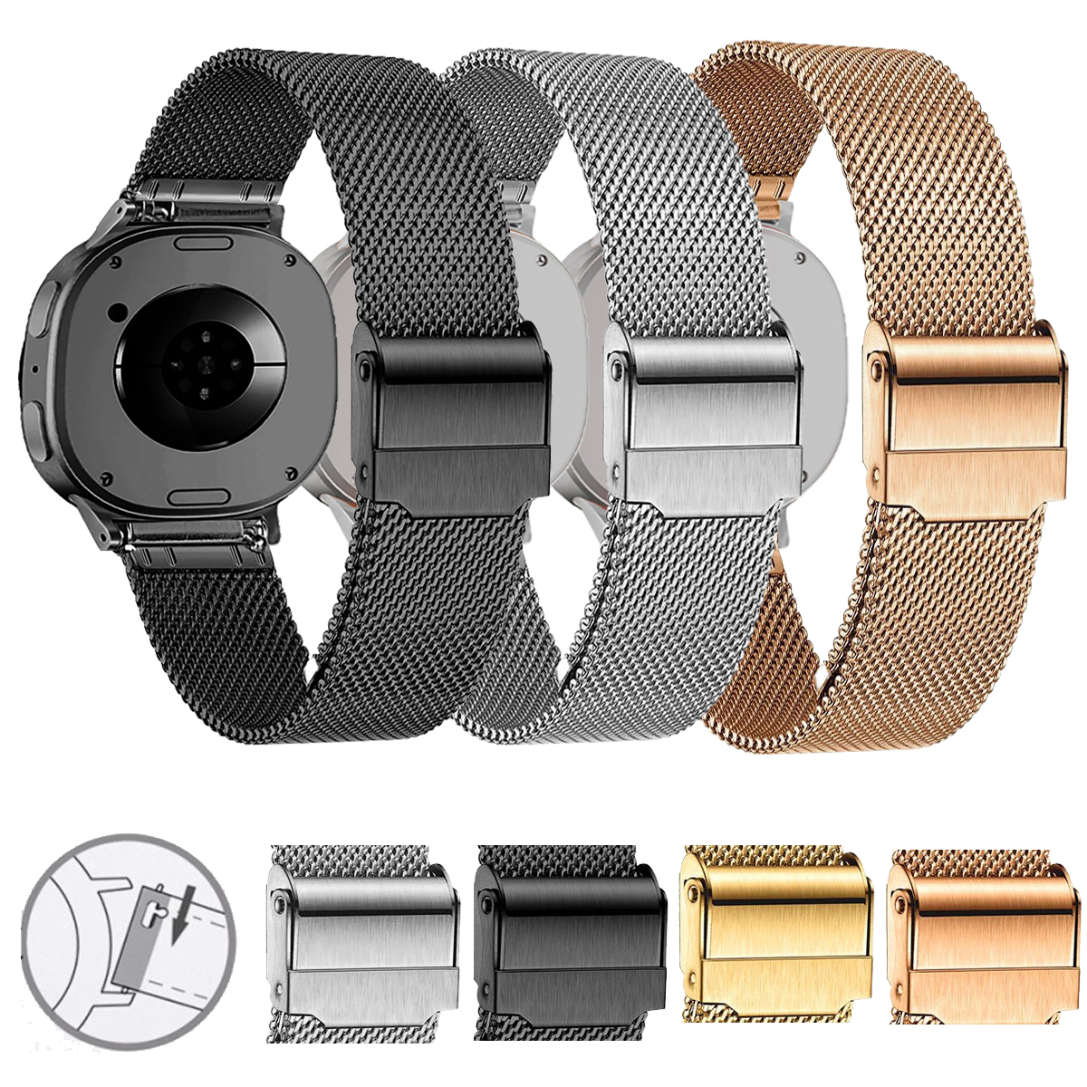 Metal Magnetic Mesh Steel Wris - Daniel Wellington Watches & Jewelry Online Store recensione e prezzo