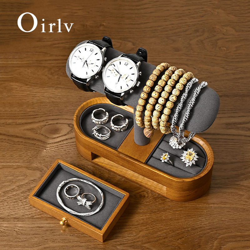 Oirlv Solid Wood Watch Organiz - Jewellery Watch recensione e prezzo
