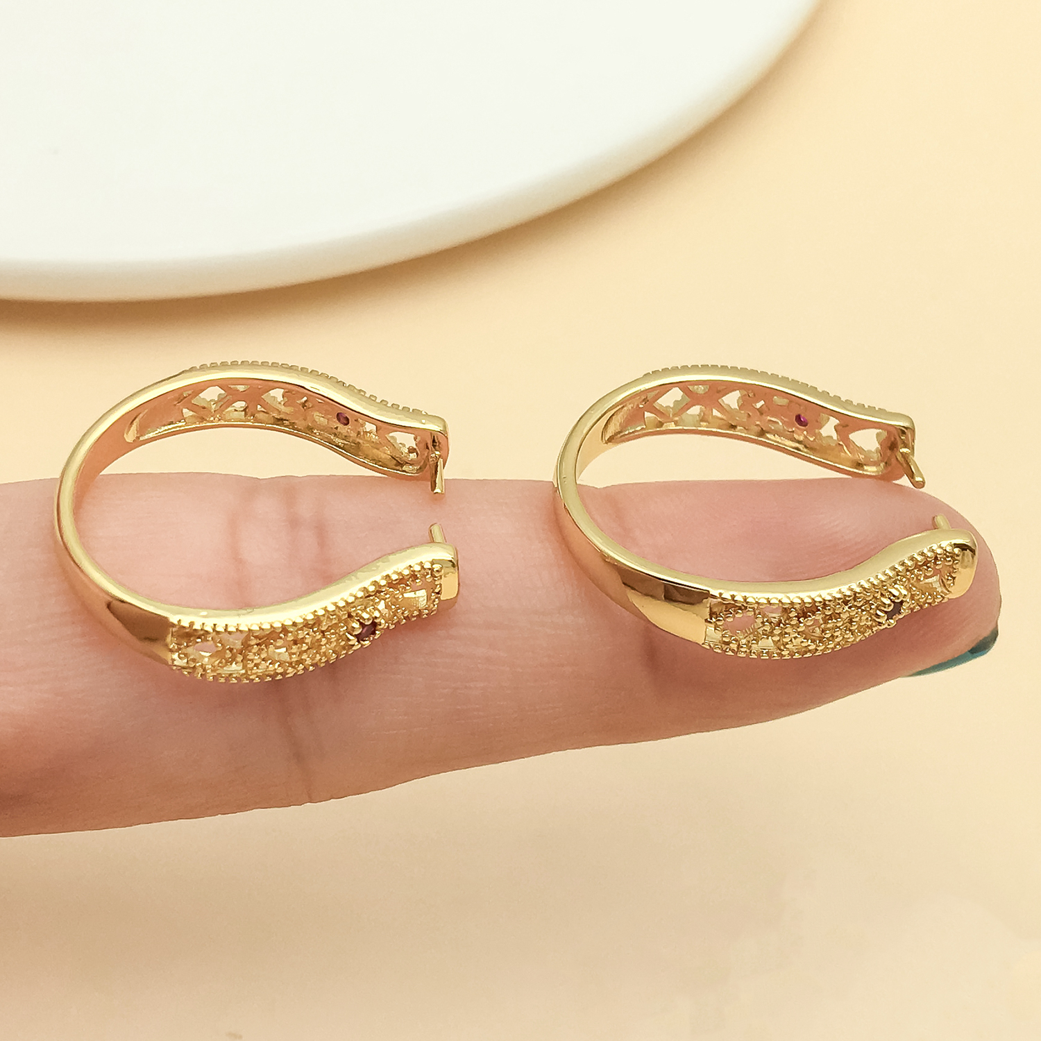 5pcs 18k gold-plated copper th - Gold Plated Ring recensione e prezzo