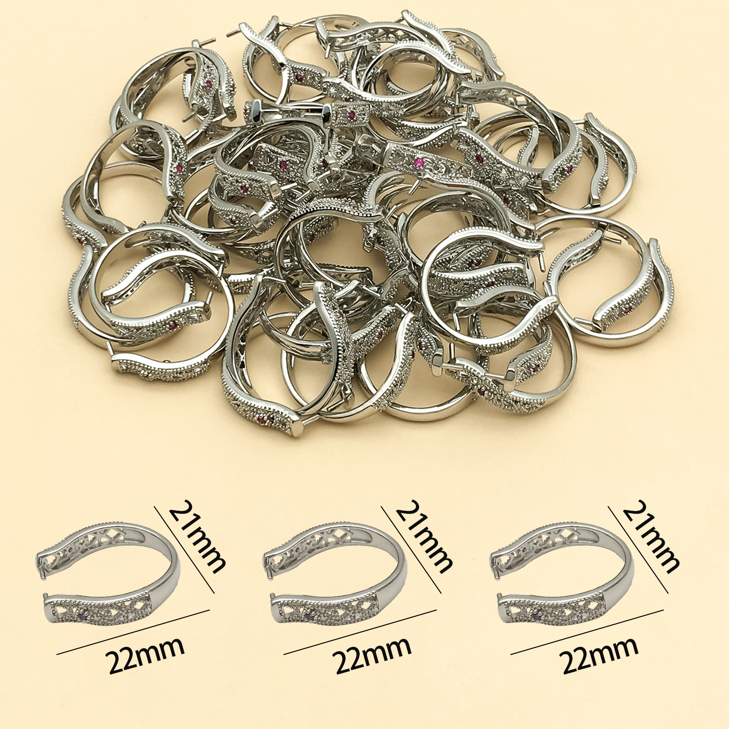 5pcs 18k gold-plated copper th - Gold Plated Ring recensione e prezzo