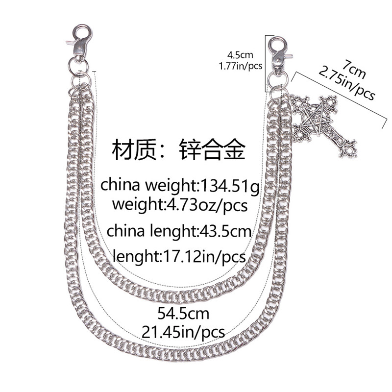 Fashion Punk Metal Pants Chain - Hip Hop Chain Necklace recensione e prezzo