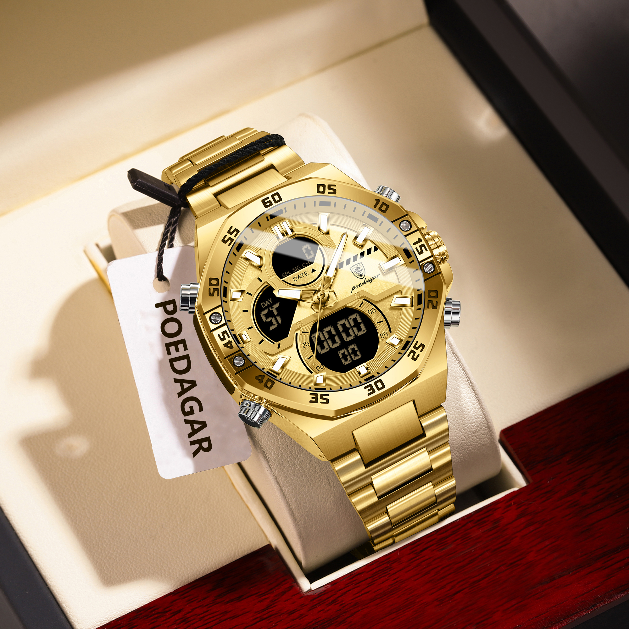 POEDAGAR Sport Men Watch LED W - Jewellery Watch recensione e prezzo