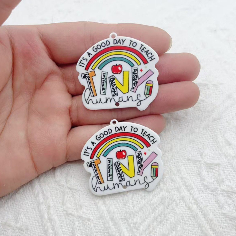 10pcs Teacher's Day Acrylic Do - Jewelry & Watches Ltd recensione e prezzo