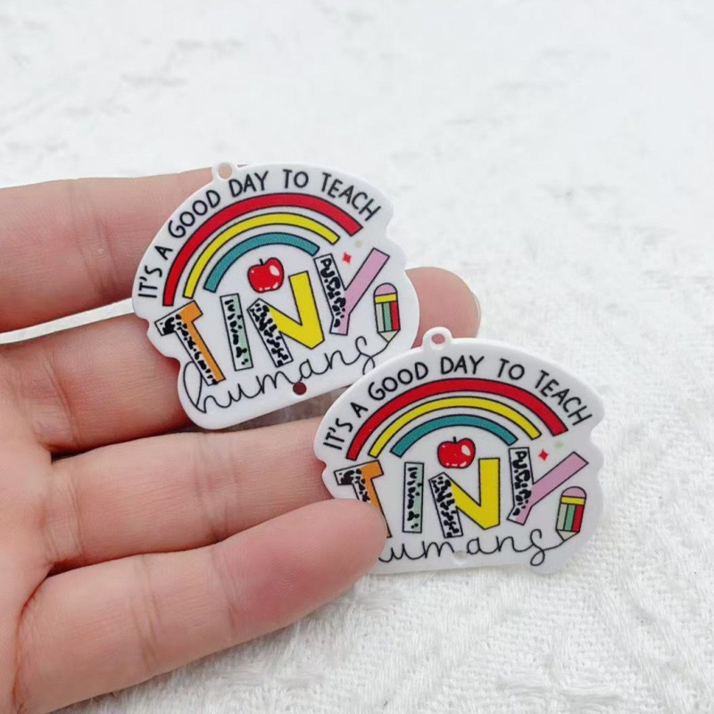 10pcs Teacher's Day Acrylic Do - Jewelry & Watches Ltd recensione e prezzo