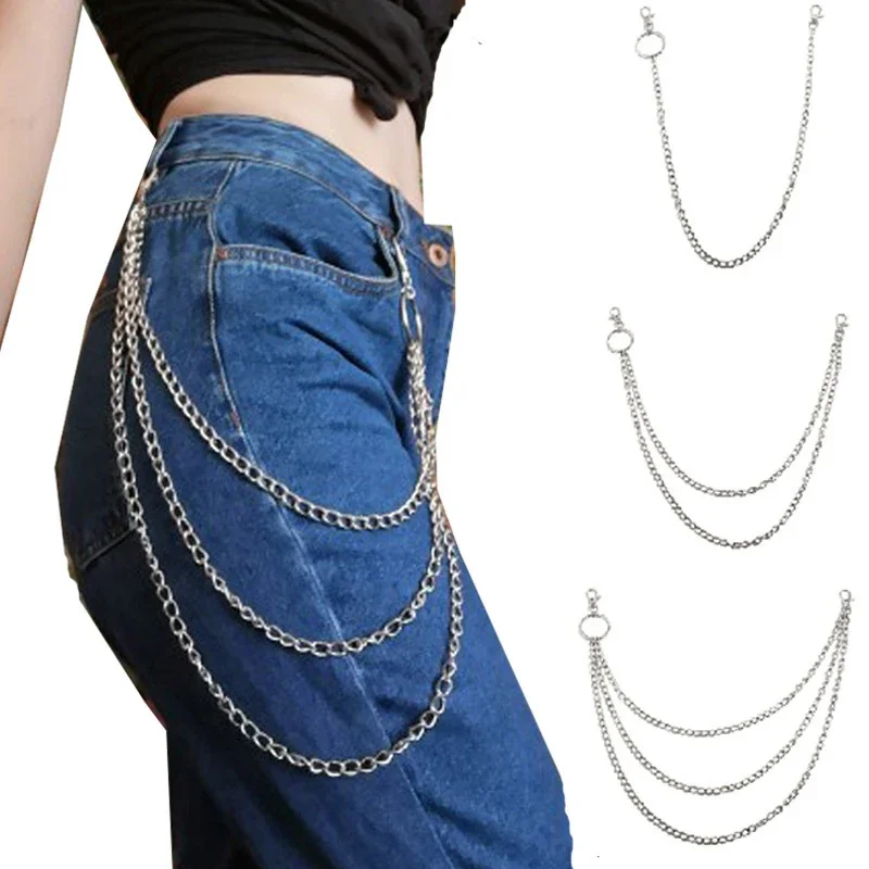 Long Metal Belt Chain Rock Pun - Hip Hop Chain Necklace recensione e prezzo
