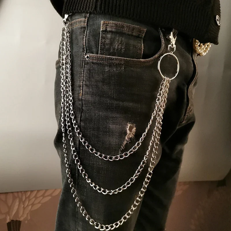 Long Metal Belt Chain Rock Pun - Hip Hop Chain Necklace recensione e prezzo