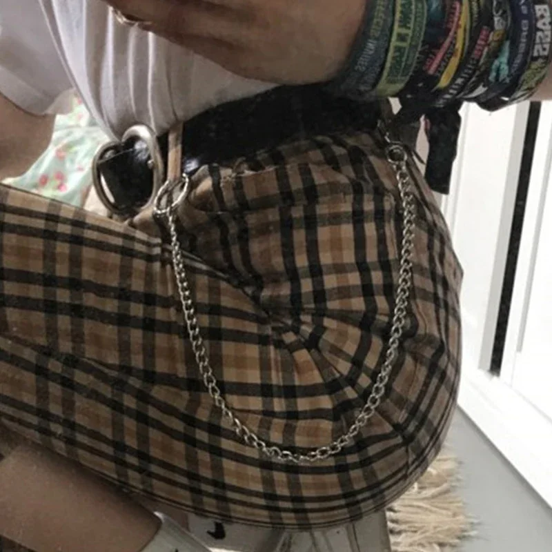Long Metal Belt Chain Rock Pun - Hip Hop Chain Necklace recensione e prezzo