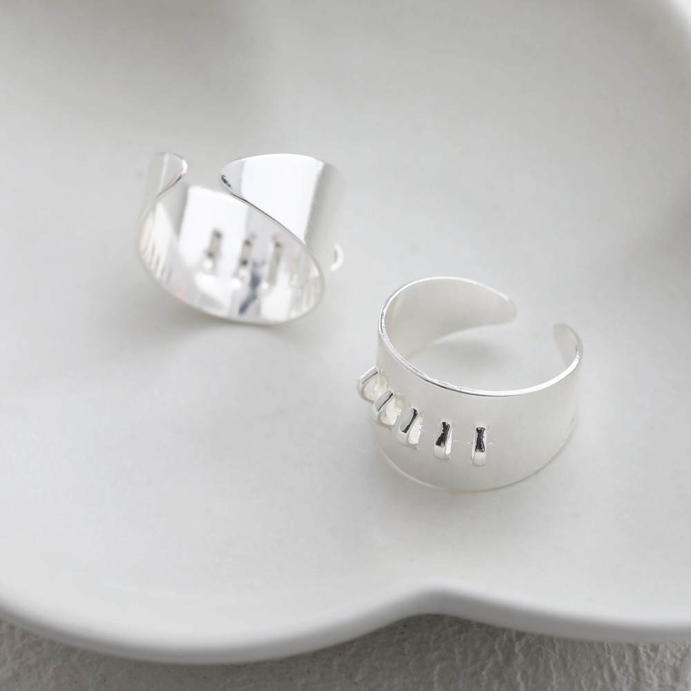 4PCS Brass Ring Settings with  - Gold Plated Ring recensione e prezzo