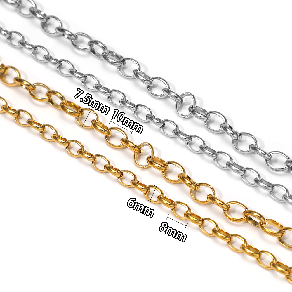 1 Meter Stainless Steel O Shap - Hip Hop Chain Necklace recensione e prezzo