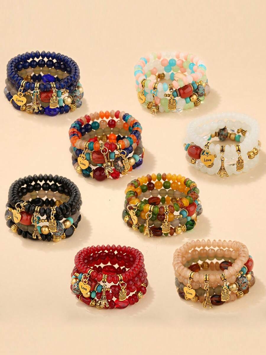 1 Set Of 4pcs Boho Style Decor - Jewelry & Watches Ltd recensione e prezzo