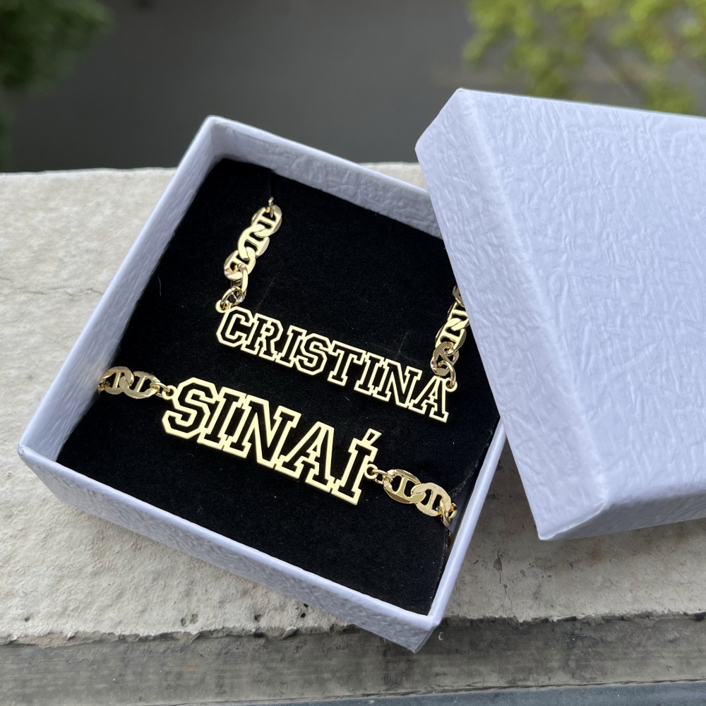 DUOYING Custom Name Hollow Nec - Hip Hop Chain Necklace recensione e prezzo