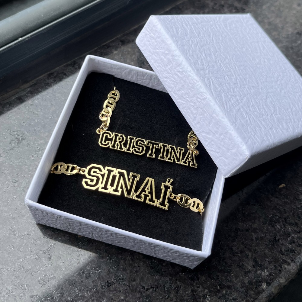 DUOYING Custom Name Hollow Nec - Hip Hop Chain Necklace recensione e prezzo