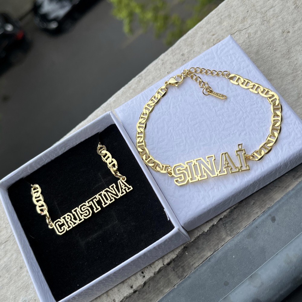 DUOYING Custom Name Hollow Nec - Hip Hop Chain Necklace recensione e prezzo