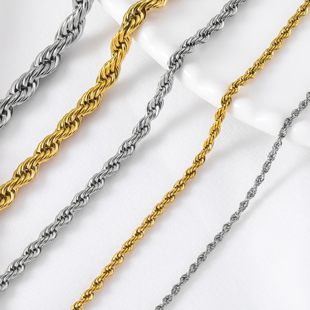 0.5/1 Meter Stainless Steel Tw - Hip Hop Chain Necklace recensione e prezzo