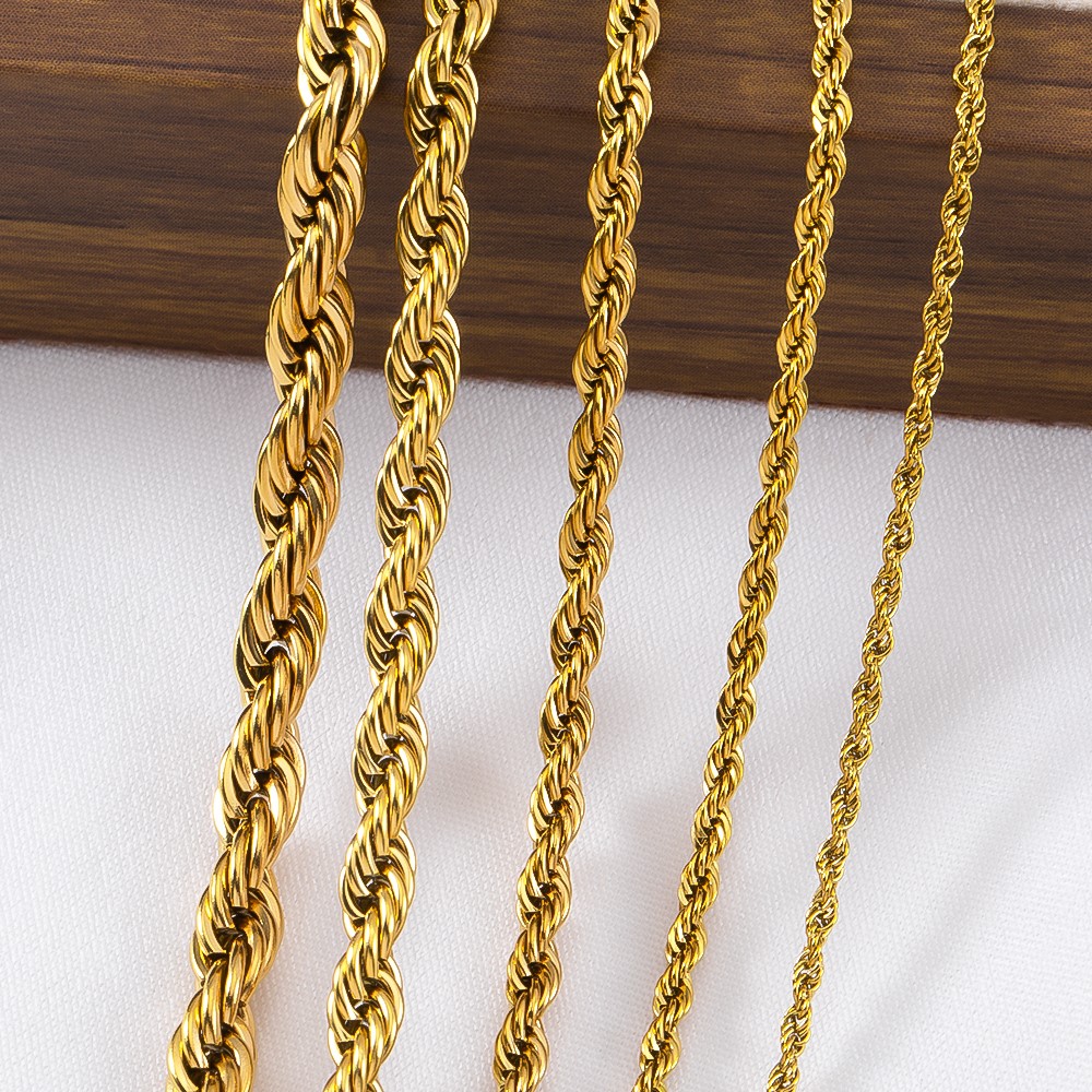 0.5/1 Meter Stainless Steel Tw - Hip Hop Chain Necklace recensione e prezzo