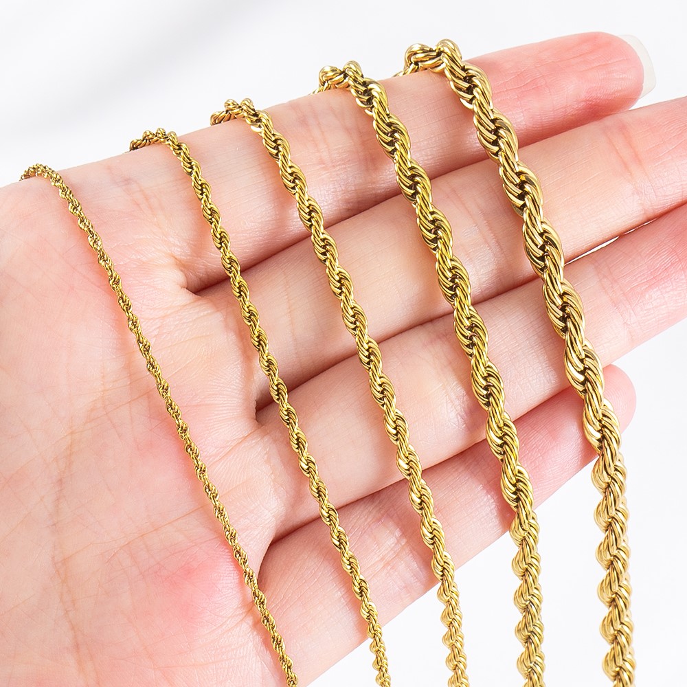 0.5/1 Meter Stainless Steel Tw - Hip Hop Chain Necklace recensione e prezzo