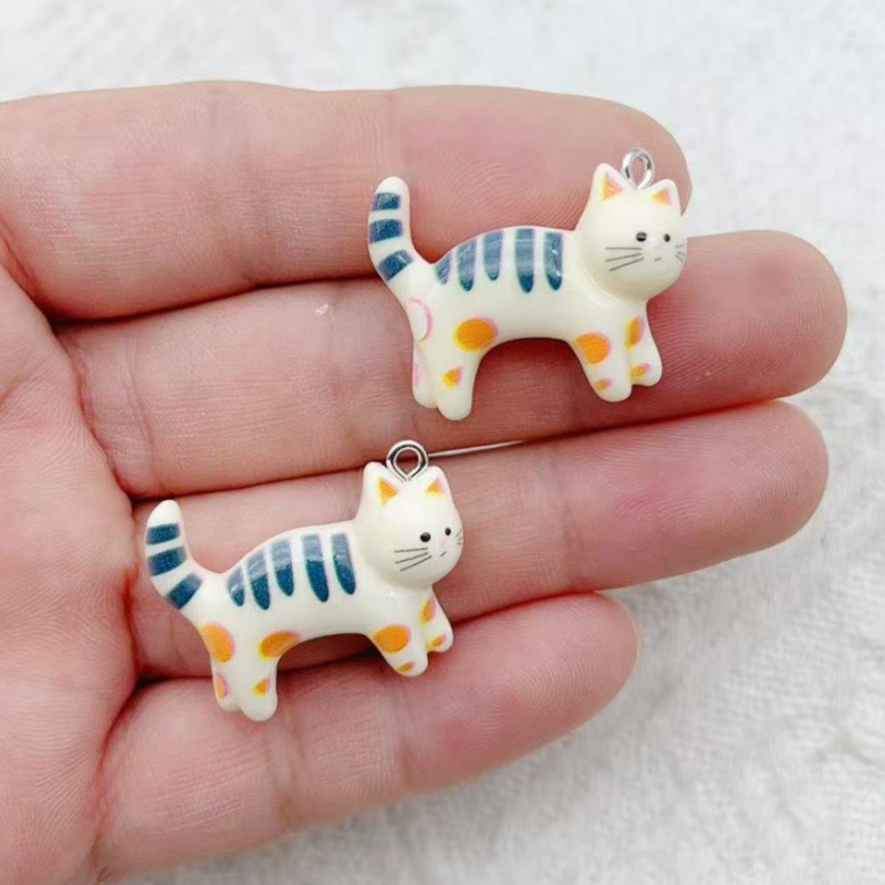 10pcs resin cartoon cat animal - Jewelry & Watches Ltd recensione e prezzo