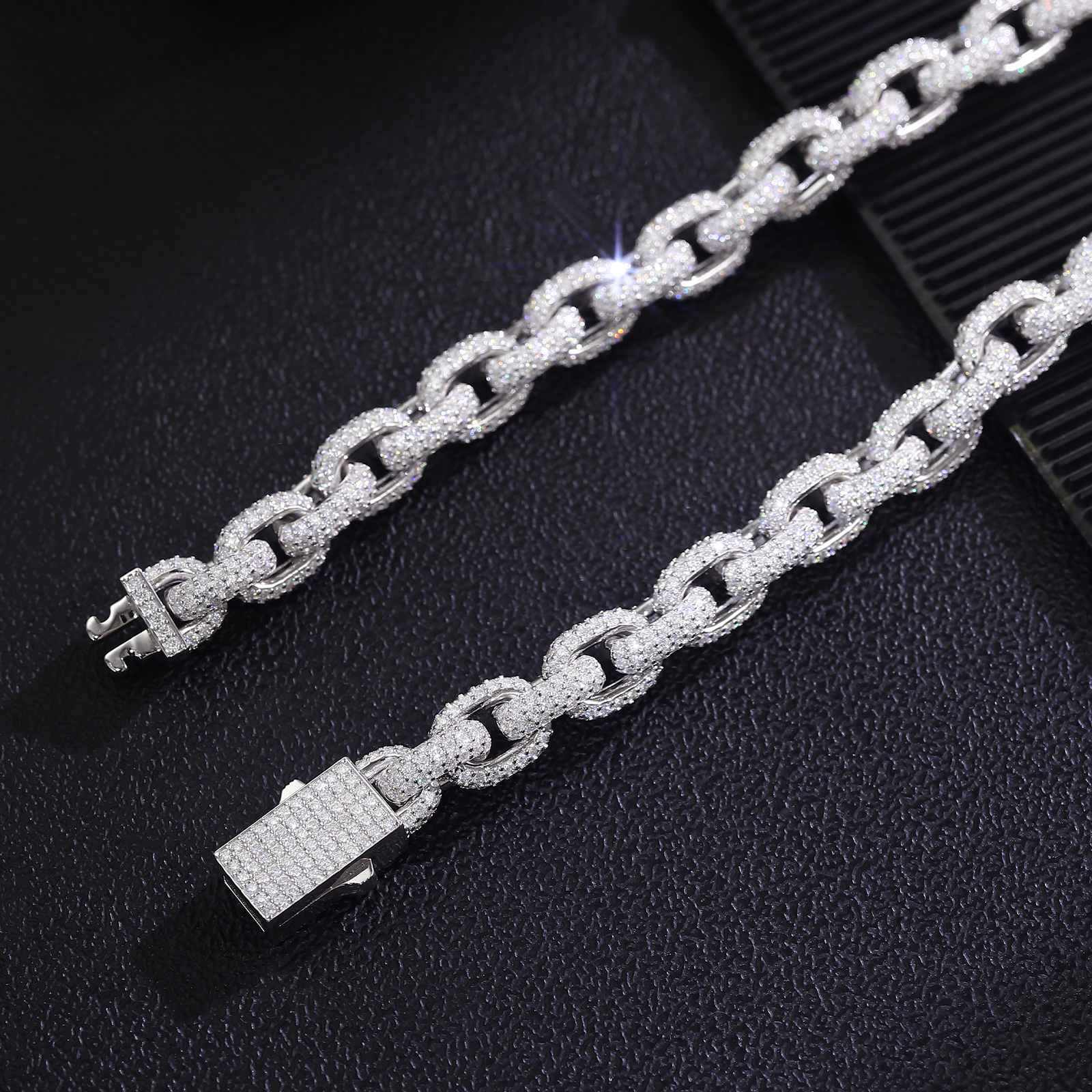 Provence 925 Sterling Silver C - Hip Hop Chain Necklace recensione e prezzo