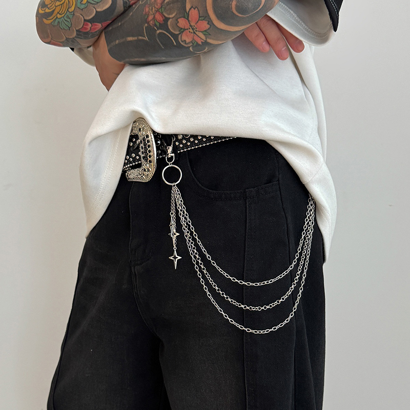 New Retro Punk Rock Cross Pant - Hip Hop Chain Necklace recensione e prezzo