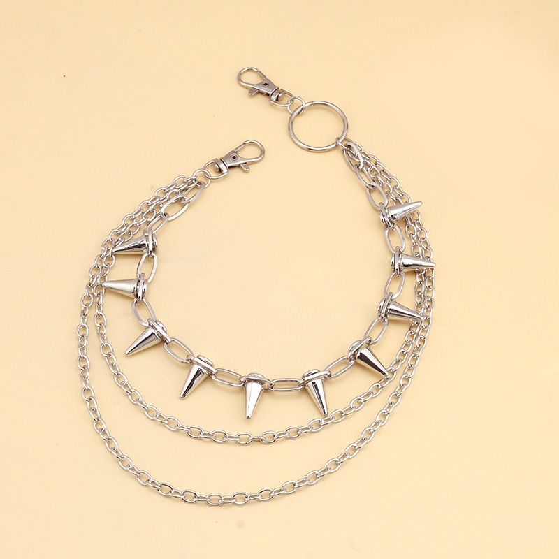Hip Hop Punk Rock Metal Pants  - Hip Hop Chain Necklace recensione e prezzo