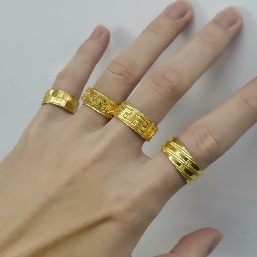 High Quality Korean Version Si - Gold Plated Ring recensione e prezzo