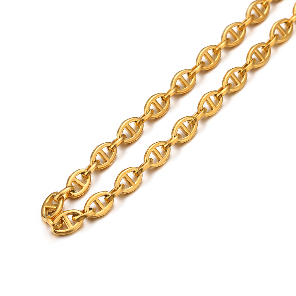 1 Meter Stainless Steel Coffee - Hip Hop Chain Necklace recensione e prezzo