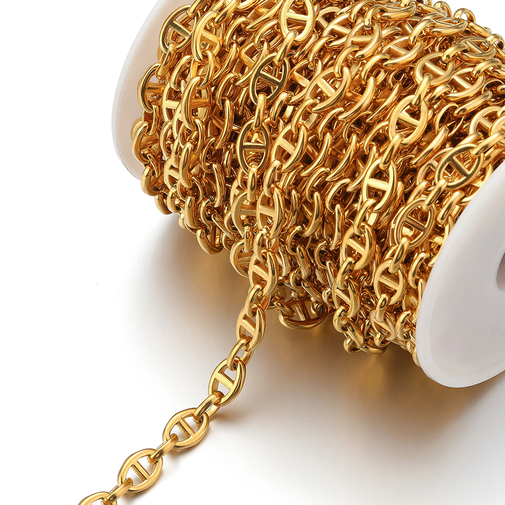 1 Meter Stainless Steel Coffee - Hip Hop Chain Necklace recensione e prezzo
