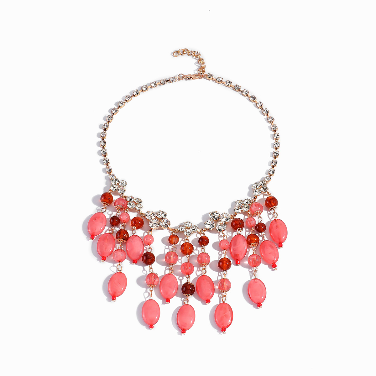 Trendy Pink Red Teardrop Beade - Jewelry & Watches Ltd recensione e prezzo