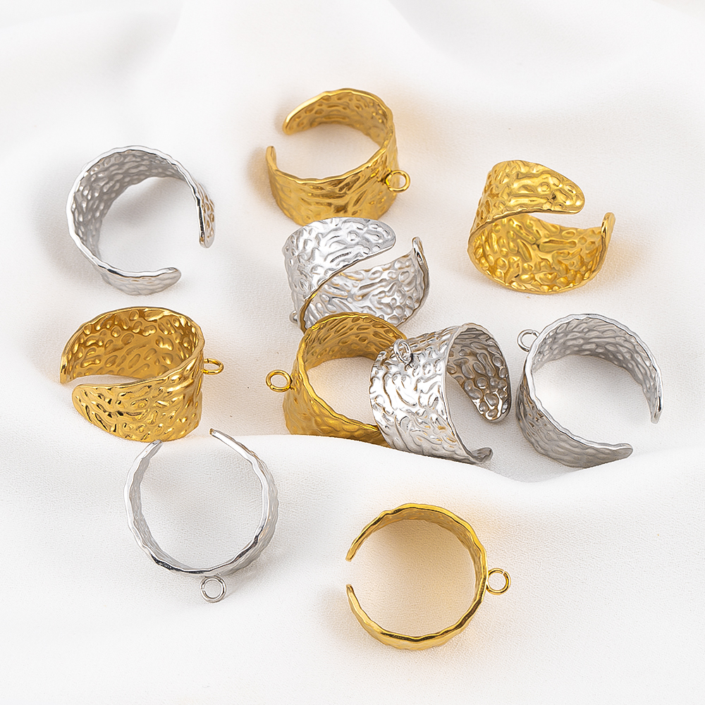 2pcs Stainless Steel 18K Gold  - Gold Plated Ring recensione e prezzo