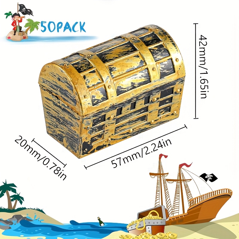24/50pcs Halloween Pirate Trea - Jewelry & Watches Ltd recensione e prezzo