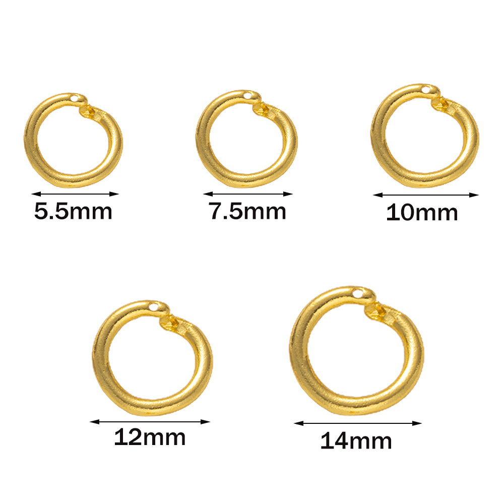 10pcs 18K Gold Plated Brass Lo - Gold Plated Ring recensione e prezzo