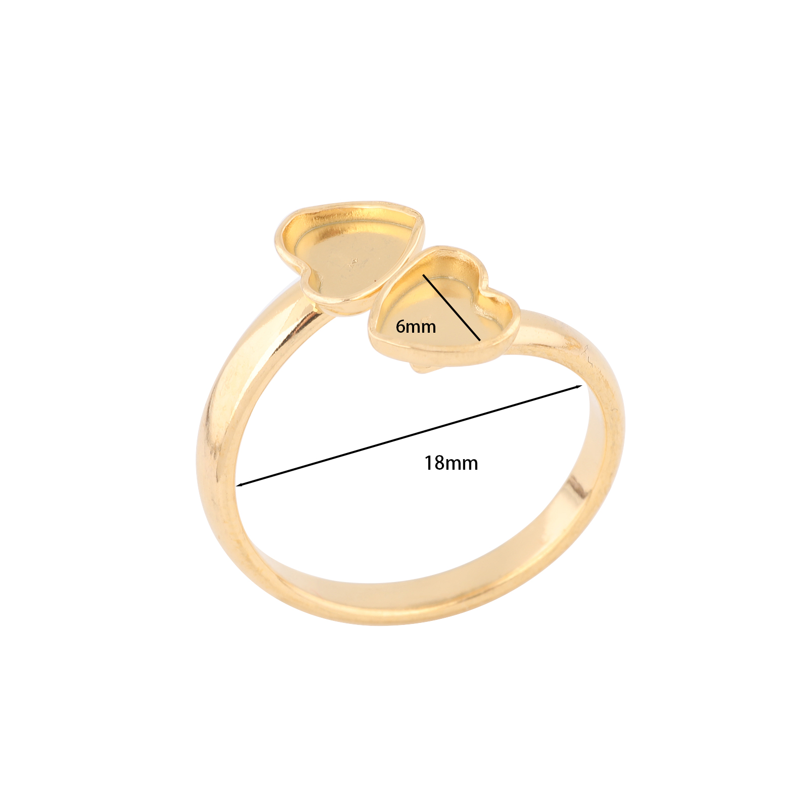 10pcs Stainless Steel Gold Pla - Gold Plated Ring recensione e prezzo