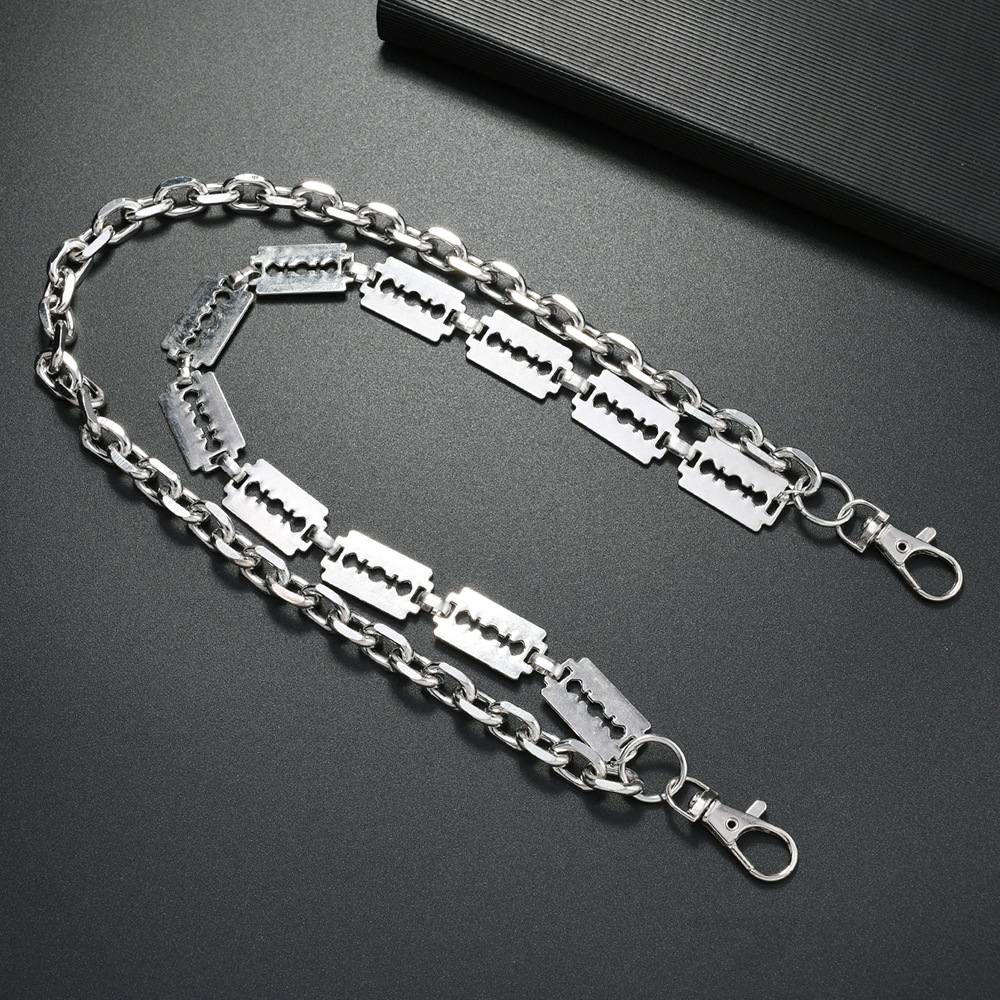Punk Metal Chain Keychains for - Hip Hop Chain Necklace recensione e prezzo