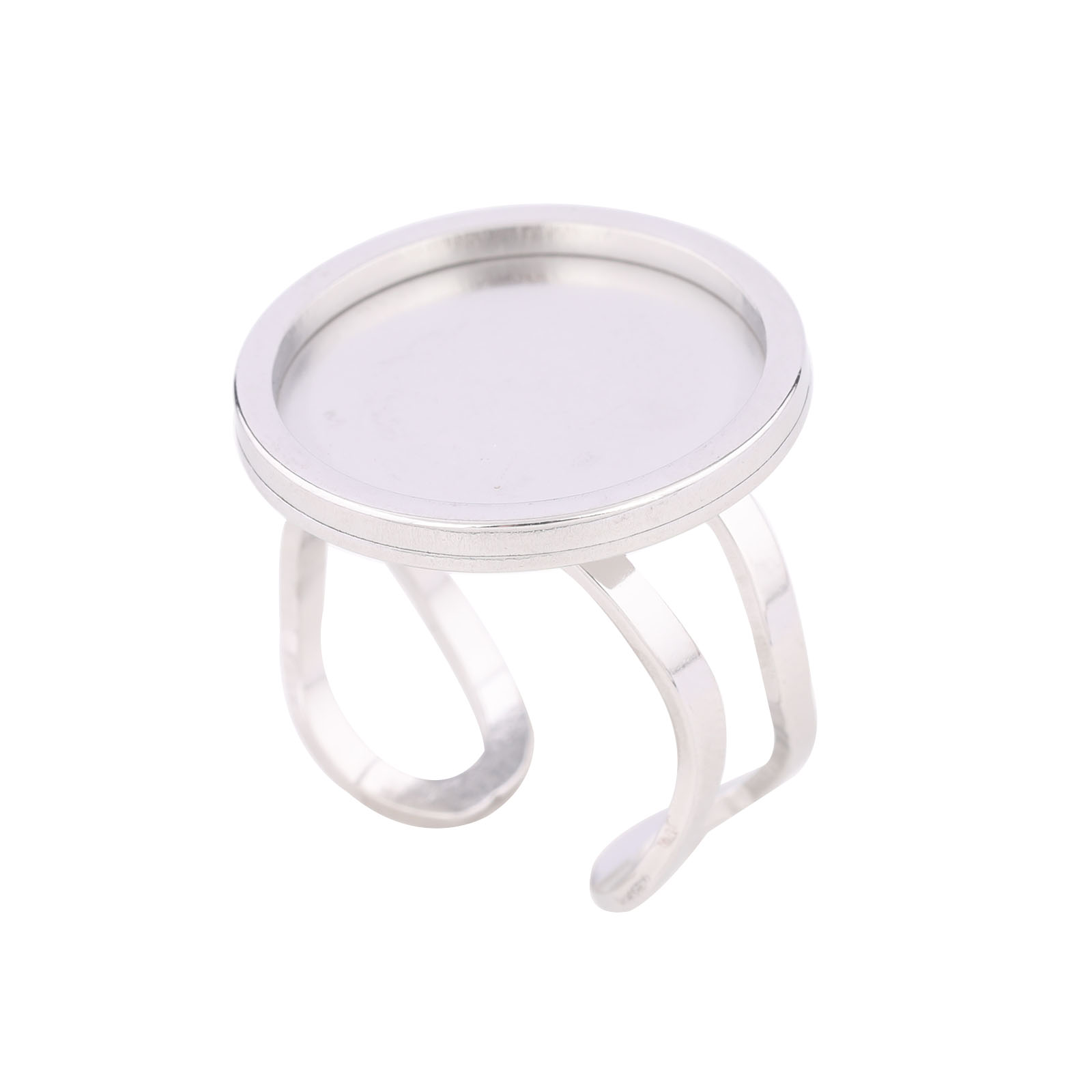 5pcs 18mm Round Cabochon Ring  - Gold Plated Ring recensione e prezzo