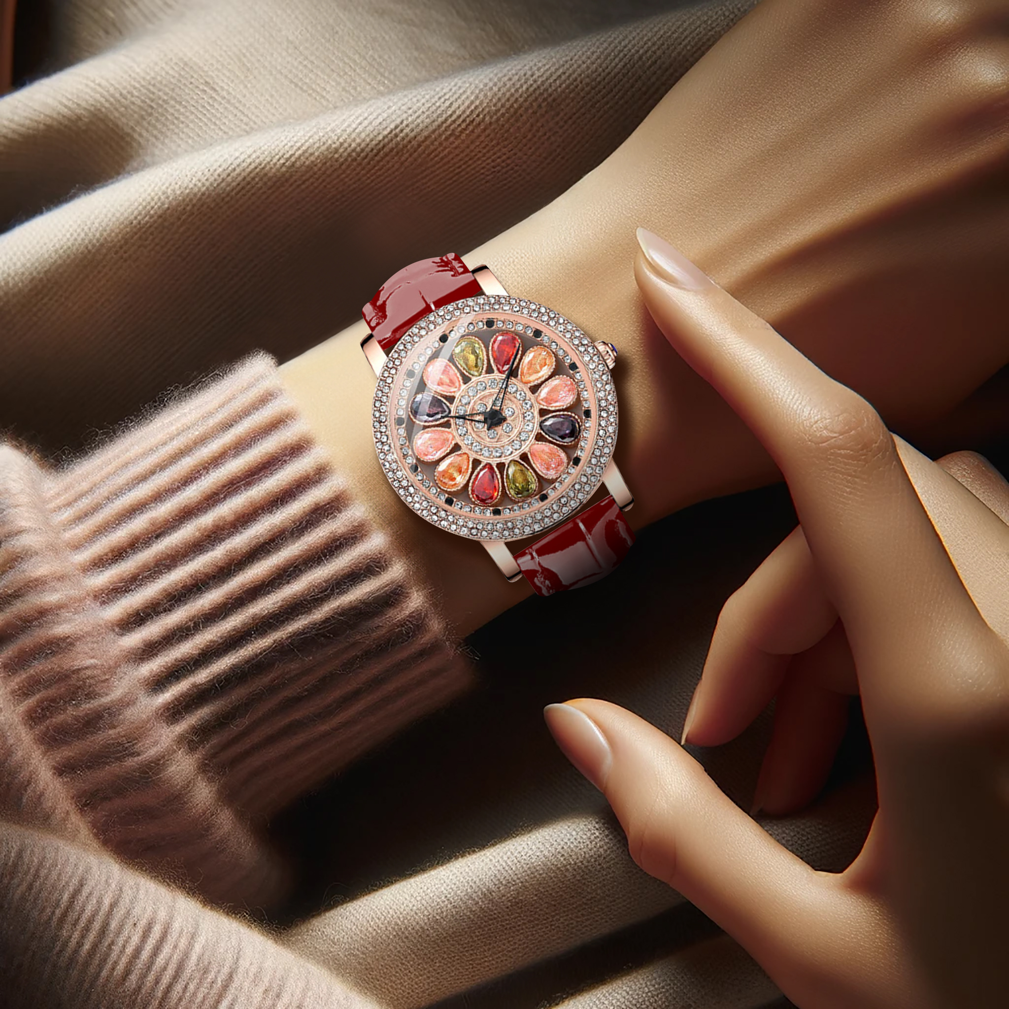 New Spinning Fresh and Beautif - Jewels In Quartz Watches recensione e prezzo