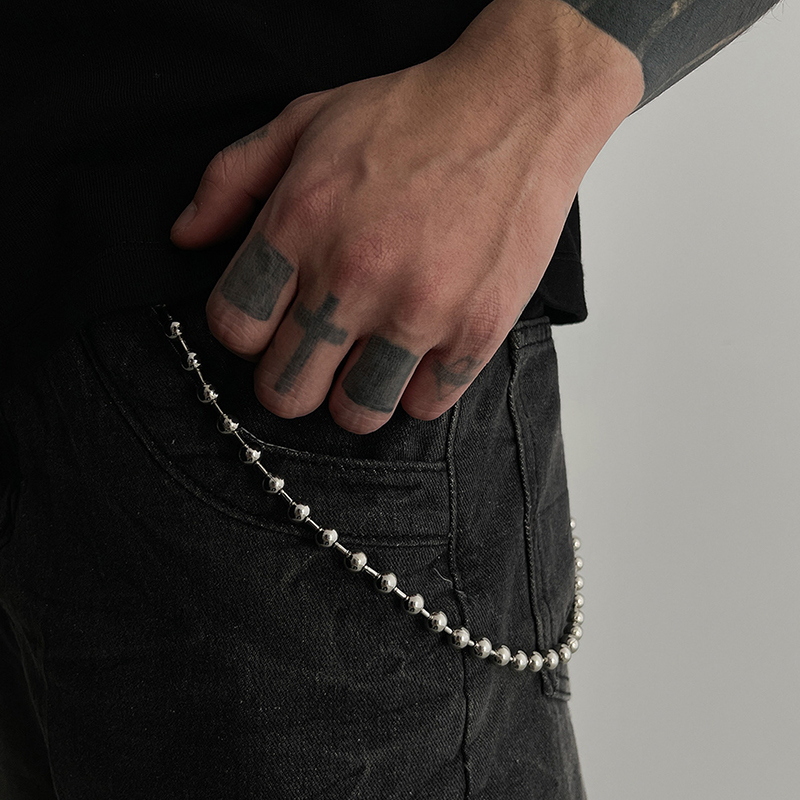 Punk Personalized Jeans Pants  - Hip Hop Chain Necklace recensione e prezzo